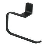 Spirella TAKU nástěnný držák na ručníky 22 cm matná černá / ocel (7610583210852)