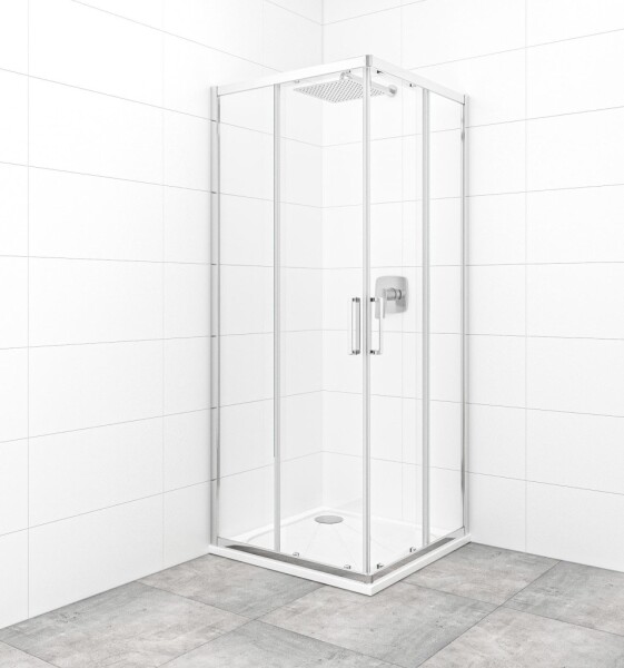 Sprchový kout čtverec 80x80 cm SAT TEX SATBKTEXQ80CRT SATBKTEXQ80CRT