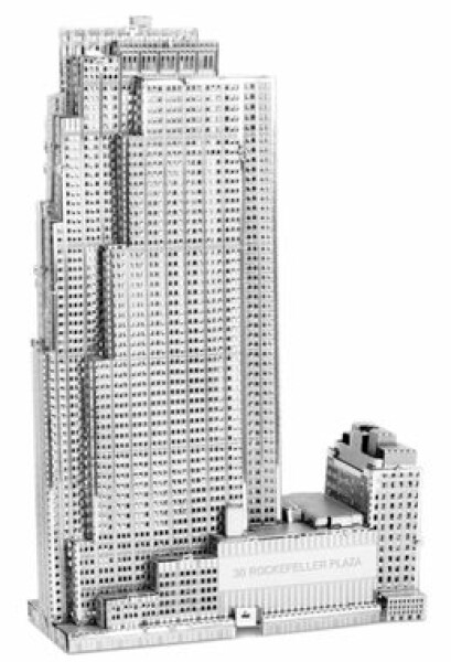 Metal Earth 3D Puzzle 30 Rockefeller Plaza (GE Building)