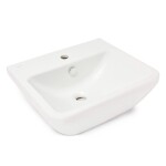 Umyvadlo VitrA Integra 50x43 cm otvor pro baterii uprostřed 7048-003-0001 7048-003-0001