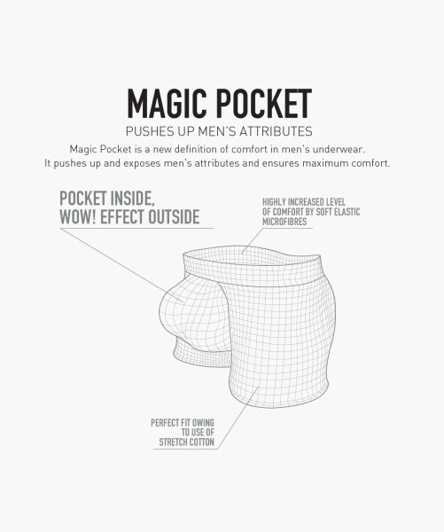 Bokserki męskie Magic Pocket, XL