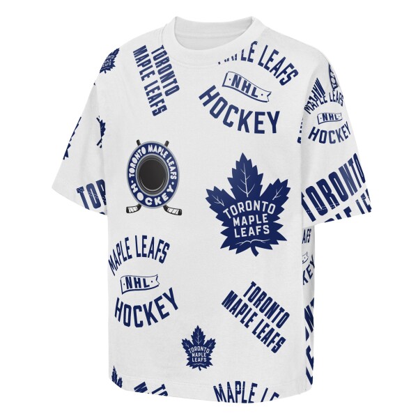 Outerstuff Dětské tričko Toronto Maple Leafs NHL Unstoppable All Over Print Short Sleeve Elevated Velikost: Dětské M (136 – 152)