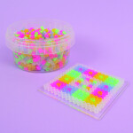 Korálky zažehlovací v mini balení, 1000ks - průhledné