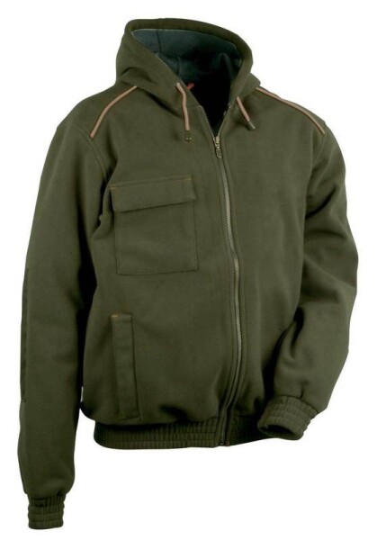 Bunda fleecová COFRA POTSDAM Barva: Hnědá zemitá, Velikost: 4XL (V130_0_03_4XL)