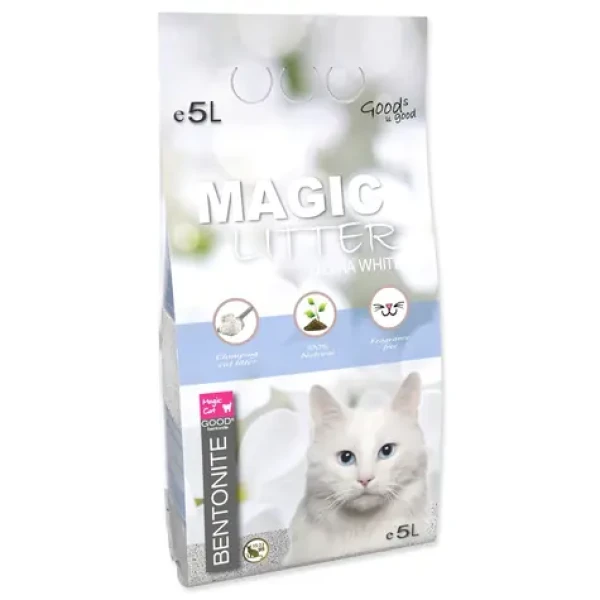 Magic Litter Kočkolit Bentonite Ultra White 5l (003-220)