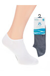 Pánské kotníkové ponožky Regina Socks Purista Antibakteriální bílá 39-42