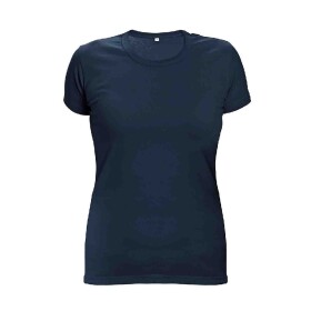 Triko dámské SURMA LADY s krátkým rukávem, navy 170g/m2 M-navy