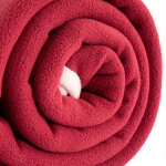 Fleecová deka vínová 130 x 170 cm