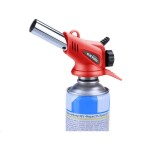 Hořák MINI s piezo zapalovačem a předehřevem plynu na kartuše s EU závitem 7/16" Extol