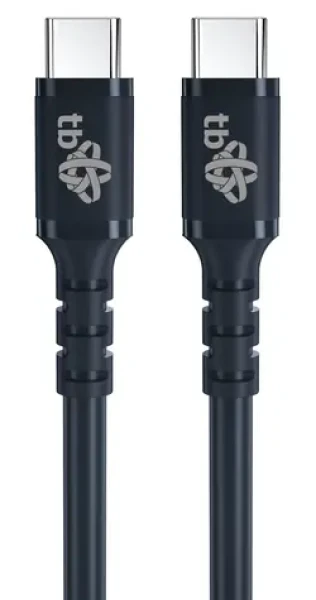 TB Touch Kabel USB-C - USB-C 1m černý / Power Delivery 60W / USB 2.0 / Jelly (AKTBXKUCCZEL10B)