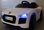 Mamido Elektrické autíčko Cabrio B4 eko-kůže bílé