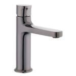 Umyvadlová baterie SAT Dark bez výpusti PVD Gun Metal SATBSDA271K SATBSDA271K