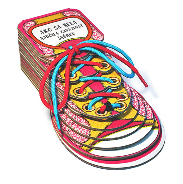 Kniha Ako sa Nela naučila zaväzovať šnúrku SK verzia 9x5x18cm - Oldřich Růžička