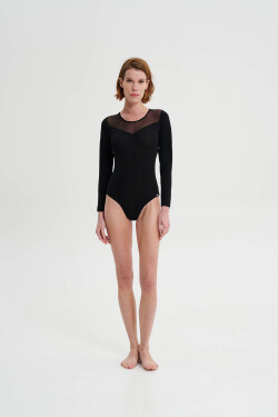 Vamp - Body s dlouhými rukávy 19824 - Vamp black M