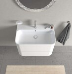 DURAVIT - Happy D.2 Plus Skříňka s umyvadlem 48x78x49 cm, 2 zásuvky, bílá vysoký lesk HP4637O2222