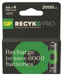 GP Nabíjecí baterie ReCyko Pro AA (HR6) / 2000mAh / NiMH / 4ks (1032224200)