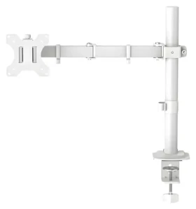 Hama Stolní držák pro 1 monitor 35" bílá / Stolní držák / 1 rameno / VESA 75x75-100x100 / nosnost 12 kg (220902)