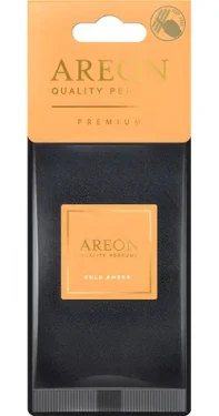AREON Air Freshener Premium Gold Amber / Osvěžovač vzduchu do auta (AREPREM04)