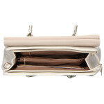 Trendy dámská koženková kabelka do ruky Camila, béžová