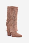 Kozačky na podpatku model 204657 Step in style 39