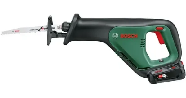 Bosch AdvancedRecip 18 zelená/černá / Aku šavlová pila / 18V / SDS upínání / Li-ion 2,5 Ah (06033B2403)