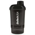 BioTech Šejkr 300 + 150 ml černý (08084)