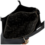 Moderní dámská koženková kabelka na rameno Olga, černá