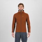 KARPOS Marmolada Hoodie Fleece, Mahogany/Woodl.Gray velikost: L