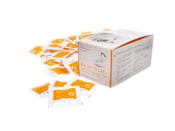 DIA DOG’N CAT® Ochucené tablety 60tbl / Dietní doplněk výživy pro rychlé zastavení průjmu u psů a koček (WER-10057)