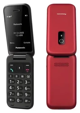 Panasonic KX-TF600EXR červená / Tlačítkový mobilní telefon / 4G (KX-TF600EXR)