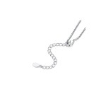 Náhrdelník Swarovski Elements Angel Wings Gold - andělská křídla, Modrá 40 cm + 5 cm (prodloužení)