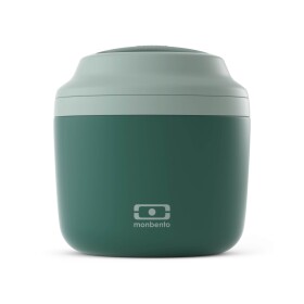 Monbento Termo box na potraviny Monbento Element Green Bicolor 550 ml, zelená barva, kov