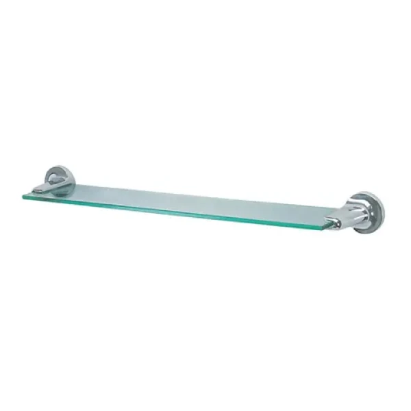 Spirella LAGUNE nástěnná polička 58.5 cm chromovaná ocel / sklo (7610583031600)