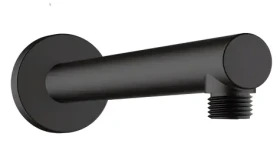 Hansgrohe Vernis Shape 24 cm matná černá / Sprchové rameno / úhel 90° / mosaz / závit G 1/2 (27809670)