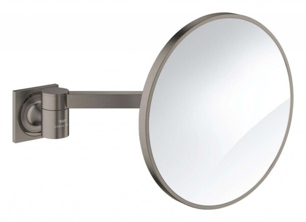 GROHE - Allure Kosmetické nástěnné zrcátko, kartáčovaný Hard Graphite 40967AL1