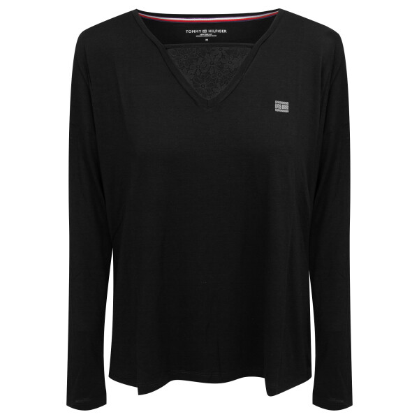 Dámské Tričko s dlouhým rukávem UW0UW01981-BEH - Tommy Hilfiger XS