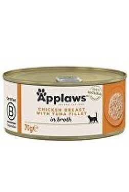 Applaws Cat konz. Adult Broth kuřecí prsa s tuňákem70g