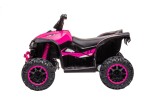 Mamido Dětská elektrická čtyřkolka XC-sport 2x45W růžová