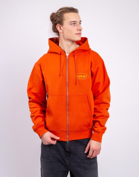 Gramicci Original Freedom Zip Hooded Sweatshirt BURNT ORANGE M