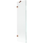 MEXEN/S - Lunar vanová zástěna FIX 50 x 150, transparent, růžové zlato 897-050-000-60-00