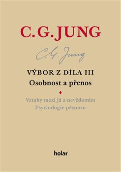 Výbor díla III. Osobnost přenos Carl Gustav Jung