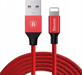 Baseus CALYW-A09 Kabel USB-A (M) - Lightning (M) 1.8 m červená (CALYW-A09)