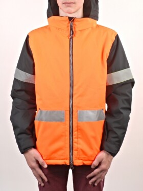686 DICKIES RESCUE safety orange clrblk dětská zimní bunda - L