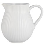 Ib Laursen Keramický džbán Mynte Pure White 2 l, bílá barva, keramika