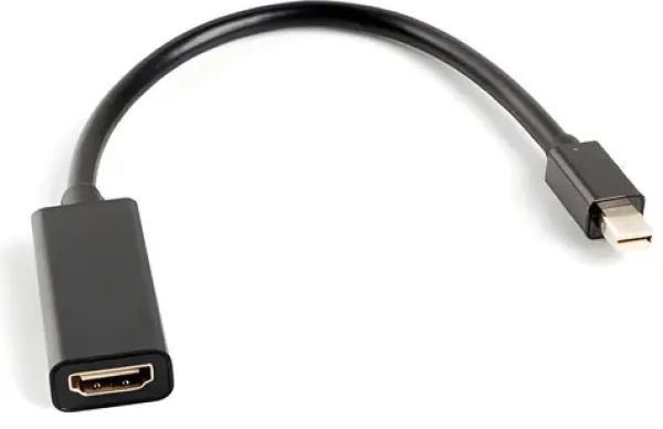 Lanberg AD-0005-BK černá / Adaptér / Mini DisplayPort na HDMI / 1920×1200 / 60 Hz (AD-0005-BK)