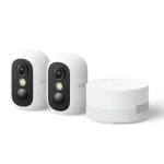 Anker eufy C35 bílá / HomeBase Mini + 2x IP kamera / 1080p / 130° / noční vidění / microSD / Wi-Fi (E8110429)