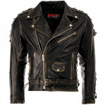 Brixton Pánská Kožená Bunda Křivák Eagle Velikost: