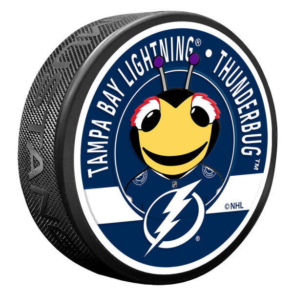 Mustang Puk Tampa Bay Lightning NHL Thunderbug Mascot Textured Puck