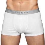 Pánské boxerky 012 black - Atlantic bílá XL