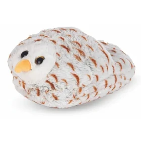 Cozy Noxxiez Sněžná sova - hřejivý plyšový pantofel / od 0 let (20-CS914)